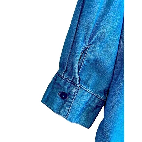 Gloria Vanderbilt “Giselle” Chambray Shirt Rare! 1970’s - Picture 3 of 6